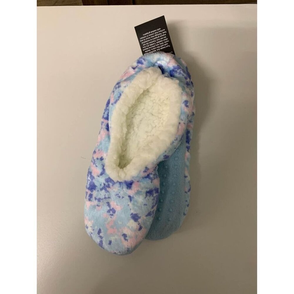 NWT Art Class Slippers With Gripper Bottoms Fleece Lined Medium/Large 3-5 Girls